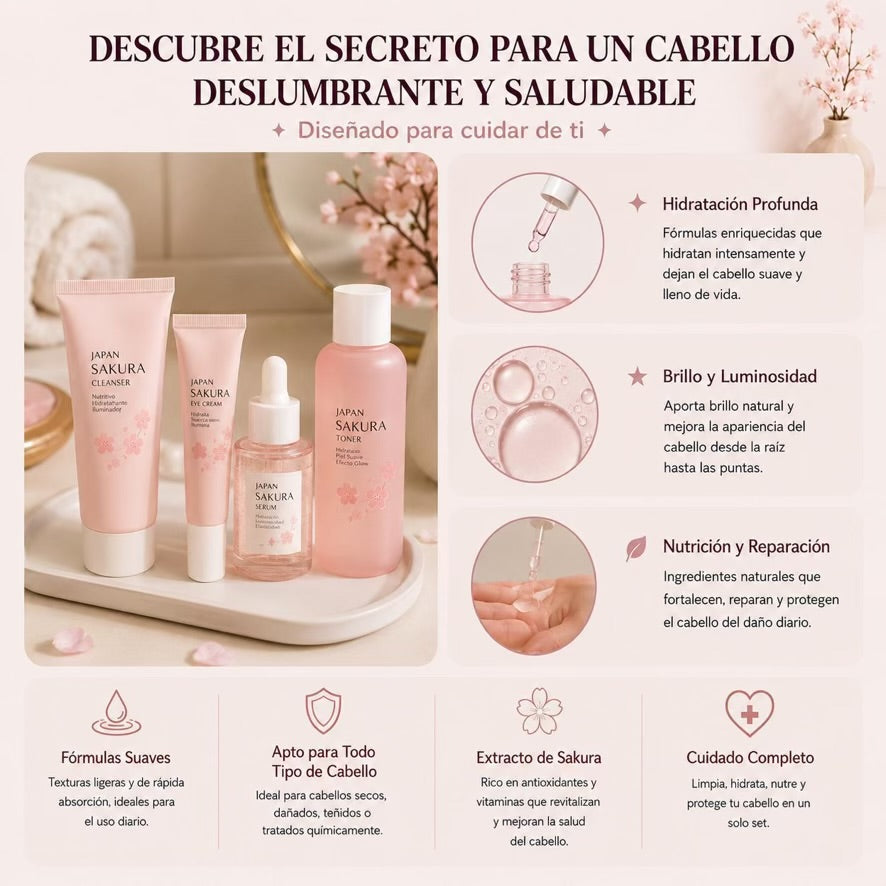 Set Facial Sakura Hidratante