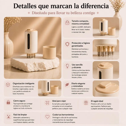Masajeador Capilar Eléctrico con Aplicador de Sérum