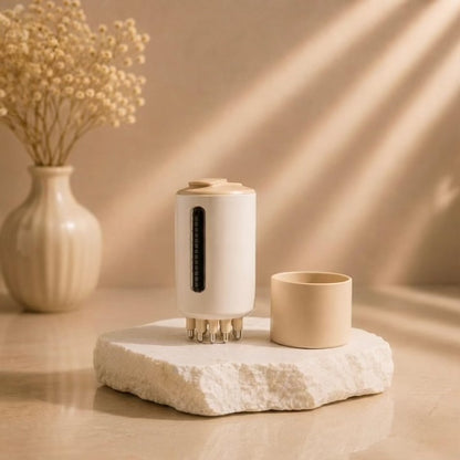 Masajeador Capilar Eléctrico con Aplicador de Sérum