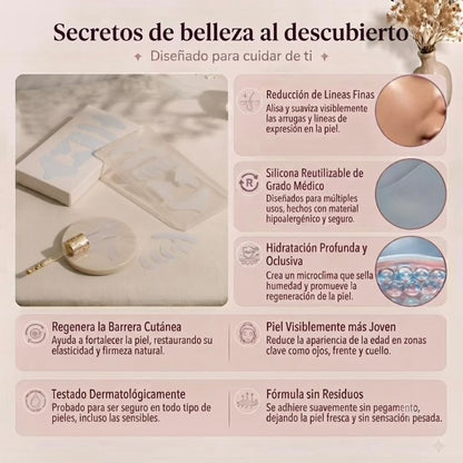 Parches de Silicona para Líneas de Expresión