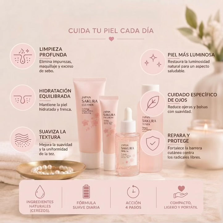 Set Facial Sakura Hidratante