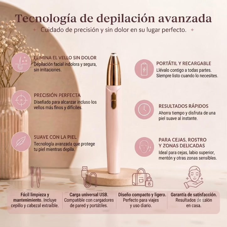 Depiladora de Cejas Precision Touch