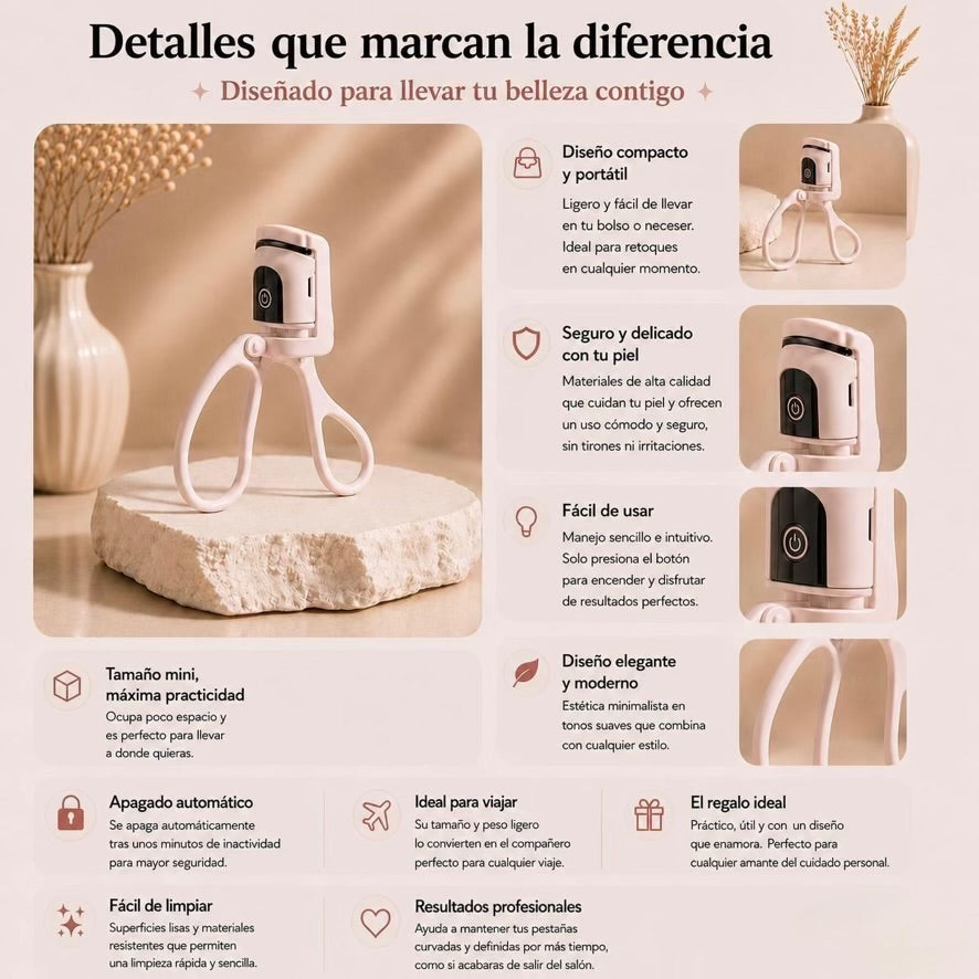 Rizador Térmico de Pestañas
