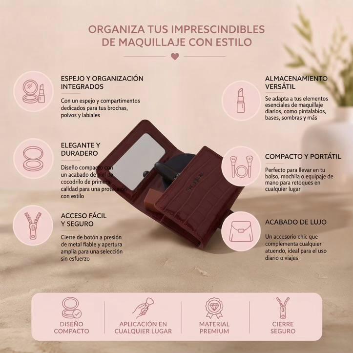 Mini Bolso Cosmético Elegance