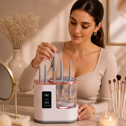 Limpiador Eléctrico de Brochas de Maquillaje