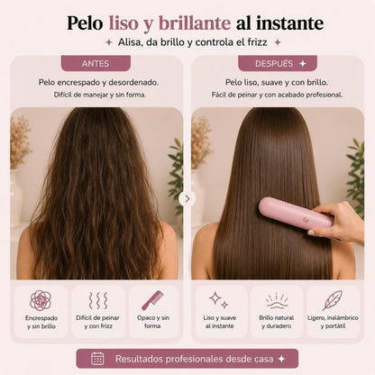 Peine Moldeador Inalámbrico 2 en 1