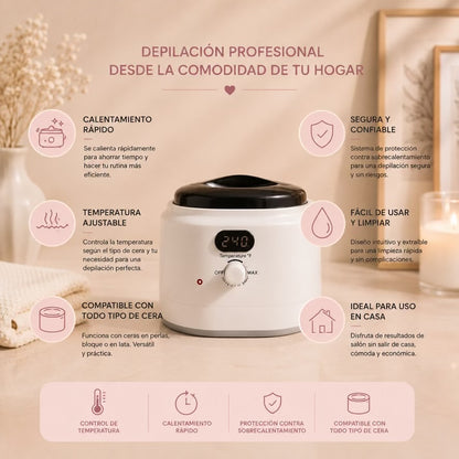 Kit de Depilación con Cera Profesional