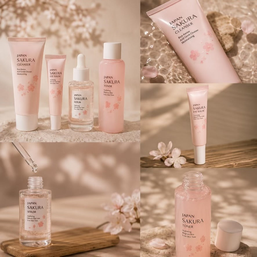 Set Facial Sakura Hidratante