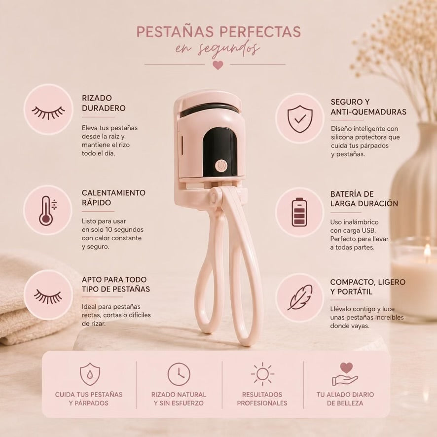 Rizador Térmico de Pestañas